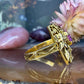 18 karaat gouden robijn ring