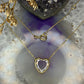 14 karaat gouden hartje ketting