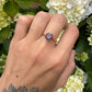 14 karaat gouden korund ring