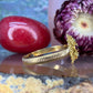 18 karaat gouden granaat ring