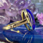 9 karaat lapis lazuli ring