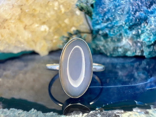 Zilveren ring met kwarts