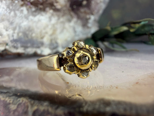 14 karaat gouden diamant ring