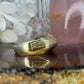 14 karaat gouden dome ring
