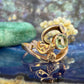 14 karaat gouden ring met spinel