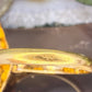 14 karaat gouden granaat ring