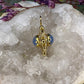 18 karaat gouden hanger met chalcedoon