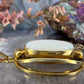 14 karaat gouden opaal hanger