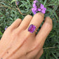 14 karaat gouden robijn ring