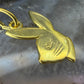 14 karaat gouden bunny hanger
