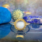 9 karaat ring met maansteen