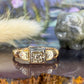10 karaat Edwardiaanse ring met diamant