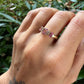 9 karaat roze topaas ring
