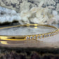 18 karaat gouden bangle met diamanten