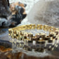 14 karaat gouden schakel ring