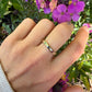 14 karaat gouden ring met edelstenen en diamant
