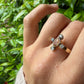 14 karaat gouden ring met citrien diamant