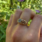 14 karaat gouden topaas ring