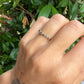 14 karaat geel- en witgouden ring met diamant
