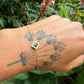 18 karaat gouden klaver armband