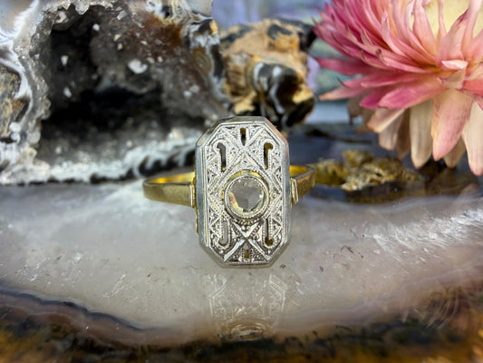 18 karaat gouden Edwardiaanse ring