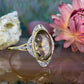 14 karaat gouden spinel ring