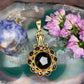 14 karaat gouden granaat hanger