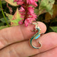 14 karaat gouden emaille zeepaard