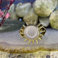 14 karaat gouden ring met chalcedoon
