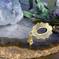 14 karaat gouden granaat hanger