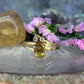 14 karaat gouden ring met toermalijn en diamant