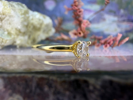 14 karaat gouden zirkonia ring