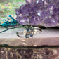 Zilveren topaas ring