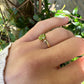9 karaat gouden ring met peridot