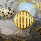 18 karaat gouden ring met been