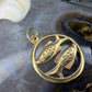 14 karaat gouden vissen hanger