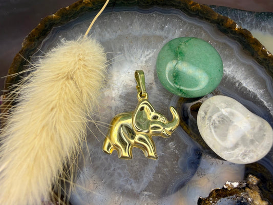 8 karaat olifant hanger