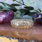 14 karaat gouden ring met diamantjes