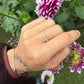 14 karaat gouden ring met diamanten