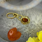 14 karaat gouden spinel hanger
