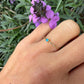 14 karaat gouden ring met turkoois