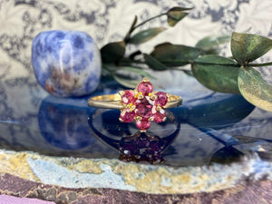 9 karaat robijn ring