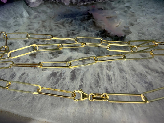 14 karaat gouden schakelketting
