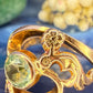 14 karaat gouden ring met spinel