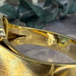 14 karaat gouden topaas ring