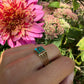 14 karaat gouden turkoois ring