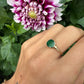 14 karaat gouden chrysopraas ring