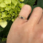 18 karaat gouden saffier en diamant ring
