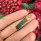 14 karaat gouden chrysopraas hanger