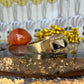 14 karaat gouden ingelegde ring
